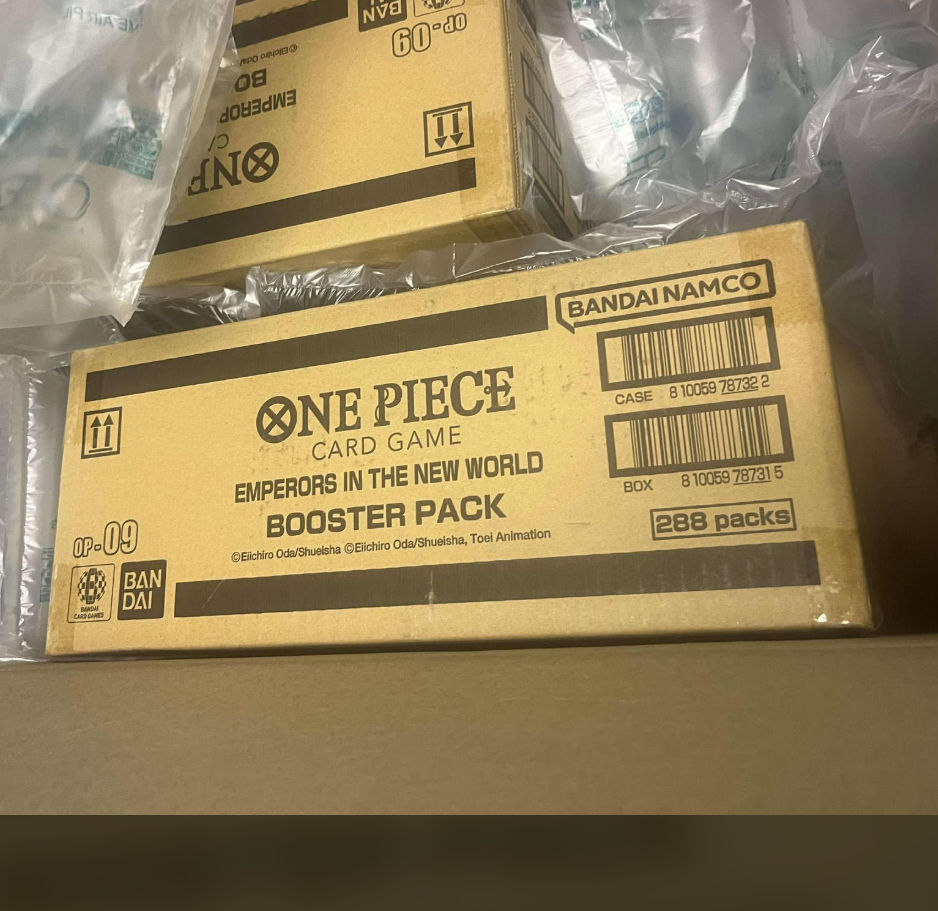 One Piece Card Game OP-09 Booster Pack Emperors In The New World, English, Brand New & Sealed One Piece Card Game OP-09 Booster Pack Emperors In The New World, English, Brand New & Sealed